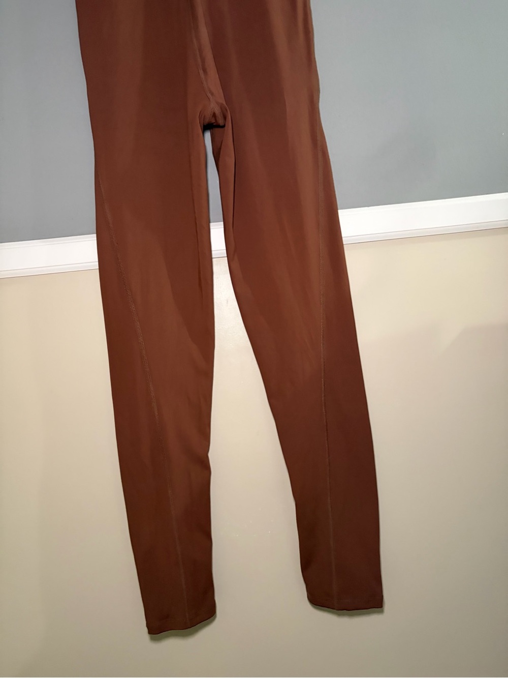 Mi Ami Francesca’s Brown Jumpsuit Adjustable Straps Stretch One Piece Athleisure - Picture 7 of 16